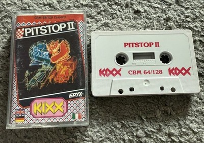 Pitstop 2 C64 Commodore 64 Kassettenspiel getestet siehe Bild 