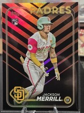 2024 Topps Update Jackson Merrill Holiday #US210 San Diego Padres