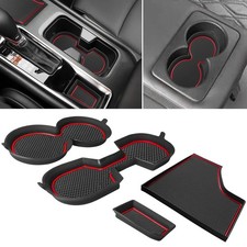 Nissan Sentra Cup Holder Inserts Red Coaster Car Accessories 2024 2023 Liners
