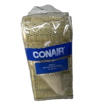 Conair Brush Rollers  Pins Bouncy Curls 12 Small Yellow 61502B New old stock