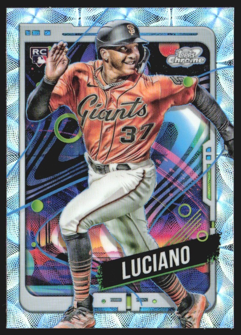 2024 Topps Chrome Cosmic Nucleus Refractor Marco Luciano Rookie #99 TS8