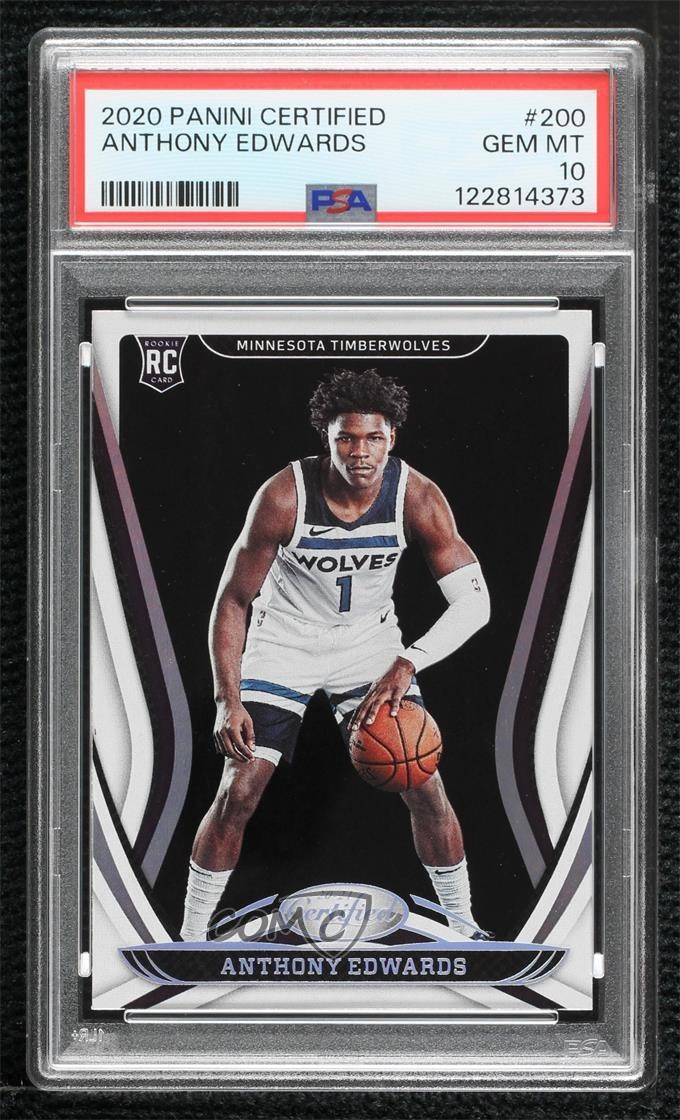 2020-21 Certified Anthony Edwards #200 PSA 10 GEM MT 1by8