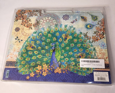 Punch Studio Peacock Letter-Size File Folders Set of 10