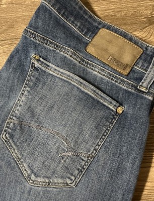 Mavi Marcus Slim Straight Leg Medium Wash Mid Rise Blue Jeans Size 35x34