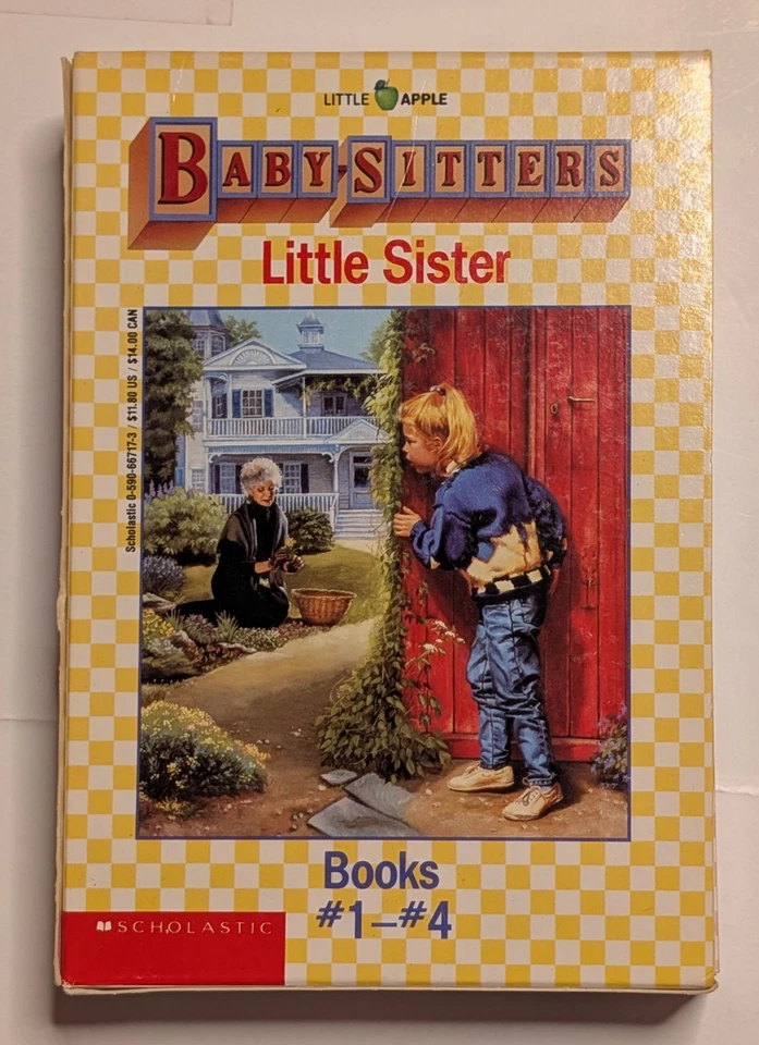 Baby-Sitters Club Little Sister Books #1-4 Box Set Scholastic Apple Babysitters  Foto 2 de 3