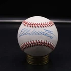 Eddie Mathews Signed Rawlings ONL Baseball Braves Auto Autograph ZJ22585