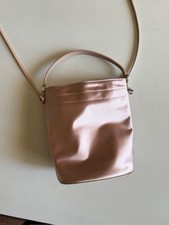 STAUD Pink Drawstring Bucket Crossbody Bag De...