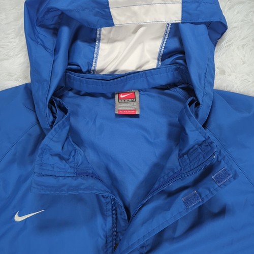 Boys Nike Team NikeFIT Storm Windbreaker Jacket Blue Size XL 18-20 S7BID 204684 - Picture 3 of 5