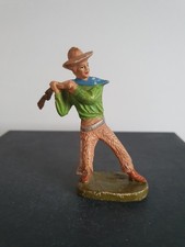 Elastolin Lineol Nardi Cowboy Kolbenschl&auml;ger Made in Italy Wildwest Masse 9 cm