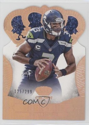 2013 Panini Crown Royale Retail Bronze Holo Die-Cut /299 Russell Wilson #82 wd9