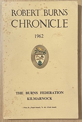Burns Chronicle and Club Directory. Third Series: Volume XI, 1962