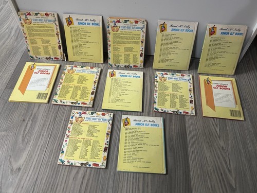 Vintage, RAND MÇNALLY Junior Elf Books, Tell-a-Tale,Children’s Books Lot of 12 - Picture 2 of 6