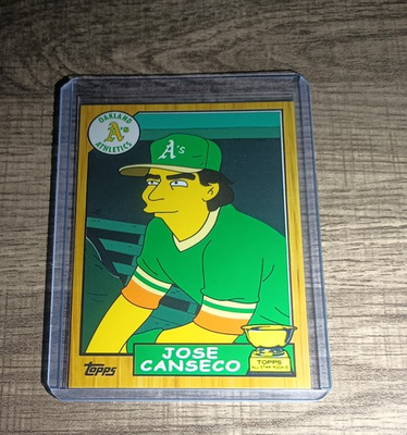 #ad #ad Jose Canseco Custom Simpsons Art Card $3.00