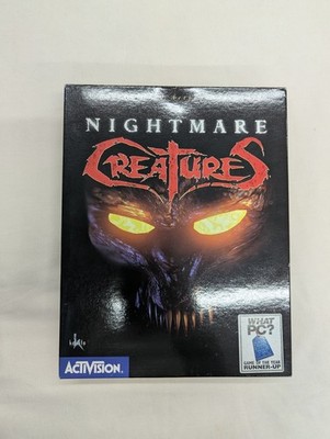 Nightmare Creatures PC CD Big Box 1998 Activision Windows 95 Vintage Rare