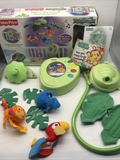 Fisher Price Rainforest Peek-A-Boo Leaves Classical Musical Mobile Sound Read