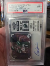 2022 Panini Contenders Optic - Rookie Ticket RPS Auto Garrett Wilson #117 AU, RC
