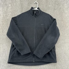 Patagonia Synchilla Sweater Mens L Black Logo Full Zip Fleece Sweatshirt
