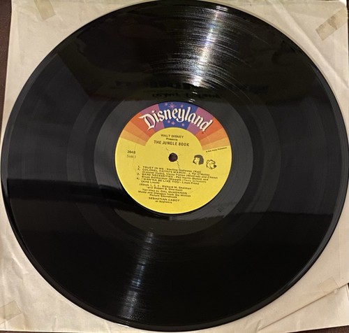 Vintage Lot of 2 Walt Disney Vinyl LPs + Read Along Books (Pooh/Jungle Book) VG+ - Bild 11 von 17