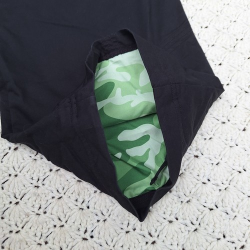 Vtg Nike Sportswear Womens Y2K Green Camo Cargo Wide Leg Pants Black - Medium - Picture 5 of 12
