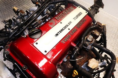 SR20DET NISSAN SILVIA S13 2.0L DOHC TURBOCHARGED REDTOP JDM ENGINE