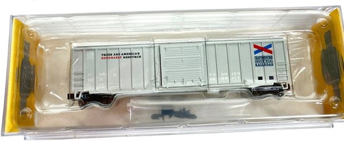 Bachmann #19655 N" 50' Exterior Arriostrado Puerta Corredera Caja Coche Escala N Serie Plateada | Zustand: New