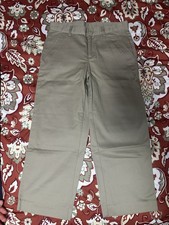 Children's uniform set in khaki, size 8 Husky, and navy blue, size 10 Husky