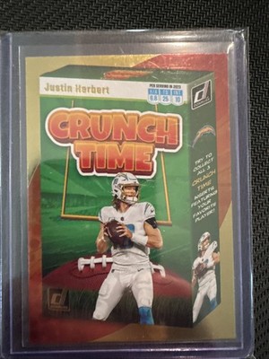 2023 Panini Donruss Crunch Time Justin Herbert #CT-2 Chargers