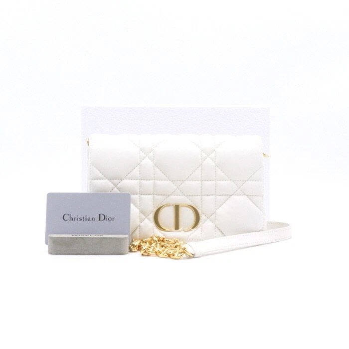Mini sac à bandoulière et bandoulière Dior Caro Macro Cannage 31470 57648233
