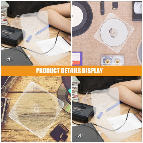 10 Pcs CD Box DVD Travel Cases for Compact Discs Storage Holders - Afbeelding 6 van 12
