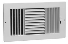 Hart  Cooley RZ3-1408 14x8 Plastic Grille 3-Way White