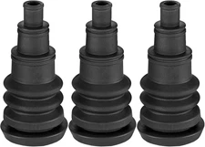 3 Pack Universal Firewall Boot Grommet Kit Fits 3/8 to 1 Inch Wire Bundles
