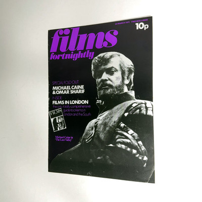 Films Fortnightly March 1971 Michael Caine Omar Sharif The Last Valley