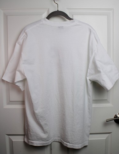 VTG 90s Stussy White Single Stitch S/Slv T-Shirt Screenprint Star Crown "S" XL - Picture 7 of 7