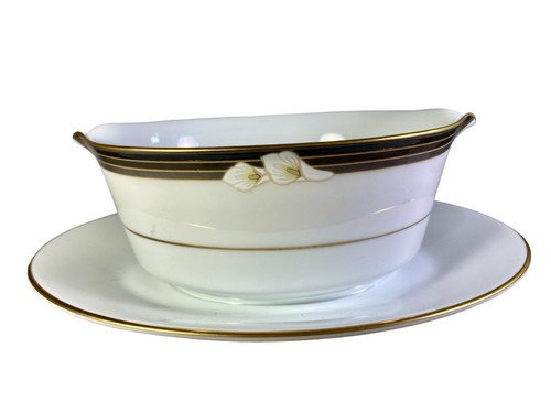 Legendary by Noritake ELLGINGTON 3691 Sauciere mit angenähtem Unterteller ZURÜCKGENOMMEN - Bild 3 von 12