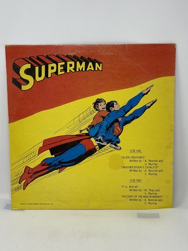 Superman LP Vinyl 8156 Power Records 1975 Children's Story Original - Bild 3 von 18
