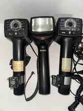 Rollei E36-RE Flash, chargers, cables, Untested