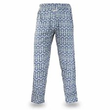 Zubaz NFL Football Men's Indianapolis Colts Print Logo Comfy Pants, Light Grey