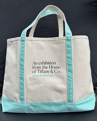 Tiffany & Co GROSSE CANVAS Vision & Virtuosity Exposition BEUTELTASCHE/WEEKENDER TASCHE. NEU - Bild 3 von 16
