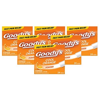 Goody's Extra Strength Headache Powder, Cool Orange Flavor Dissolve Packs, 24 In