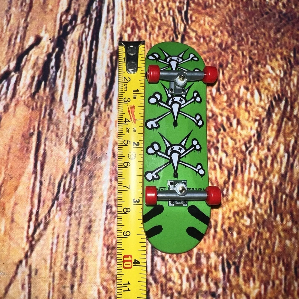 Tech Deck Powell Peralta Vato Ratas Abedul Diapasón Coleccionista RARO Verde Foto 3 de 4