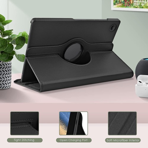 360 Rotante Pelle Custodia Cover Samsung Galaxy Tab A9 Plus SM-X210 X215 X216 5G - Foto 4 di 7