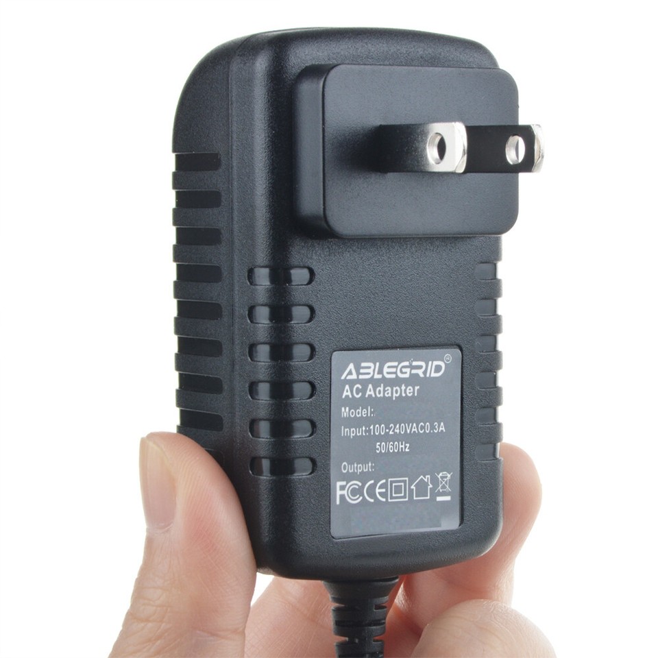 AC/DC Adapter 6V 1 A(1000mA) 110 VAC to 6 VDC Transformer Power Cord 5 ...