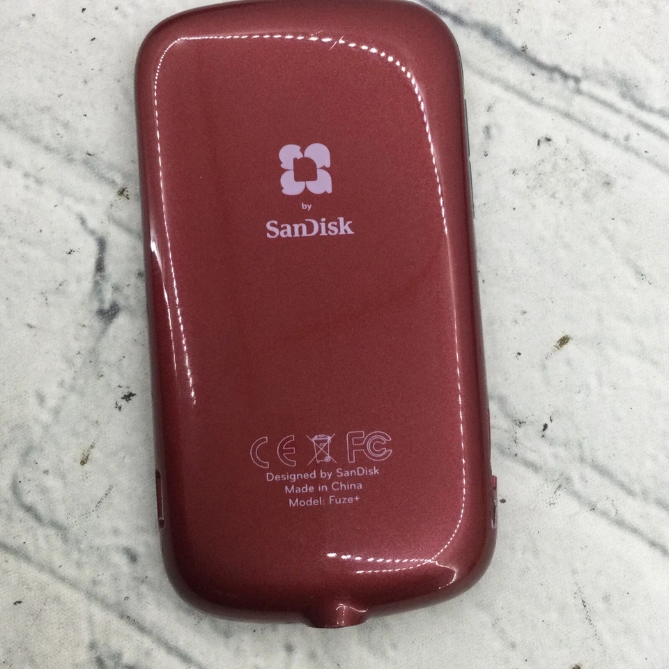 Reproductor MP3 multimedia digital SanDisk Sansa Fuze (4 GB) rojo. Funciona muy bien, excelente estado Foto 4 de 4