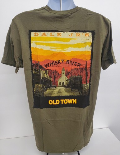 Dale Jr. Whisky River ' Old Town ' T- Shirt BNWT Size 2X-Large (BNWT) NASCAR