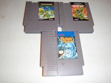 TMNT Teenage Mutant Ninja Turtles I & II Festers Quest NES Nintendo Games