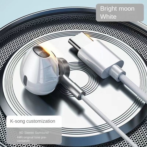 Type-C Headset In-Ear Earphones for Xiaomi/Huawei/IPhone/Karaoke - Zdjęcie 22 z 22
