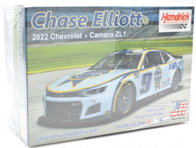 #ad #ad Salvino JR Models quot;KBB.COMquot; Chase Elliot 2022 Camaro ZL1 Nascar 1 24 Car Kit $24.99