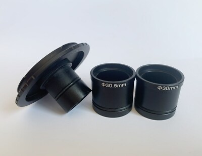 Canon EOS Bayonet Mount to Microscope Eyepiece 23.2mm w/ 30mm & 30.5mm Adapter 