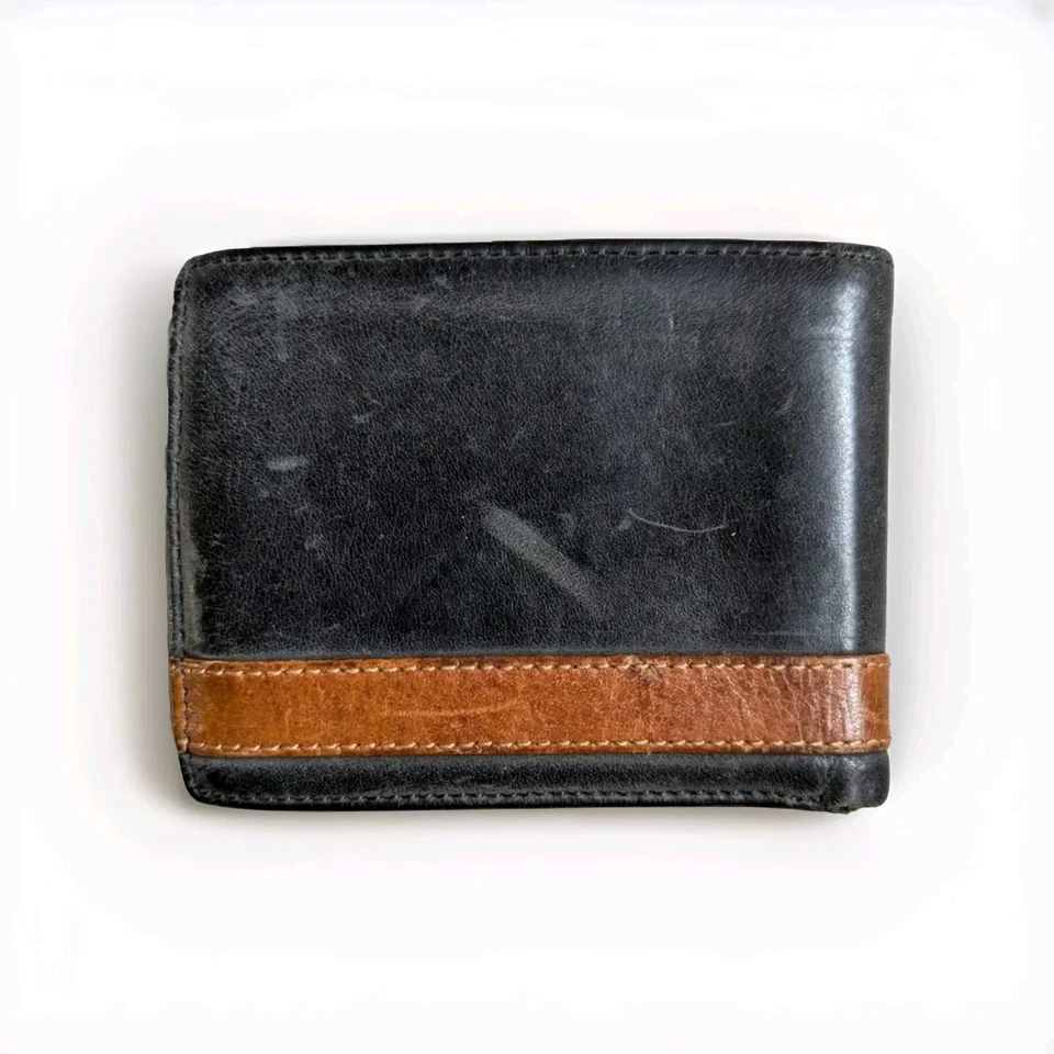 Cartera plegable Fossil Quinn Flip ID marrón ML3644 negra Foto 2 de 4