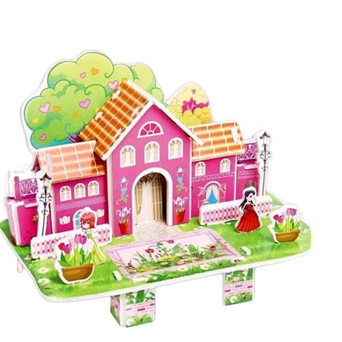 Paper Jigsaw 3D Castle Building Block Toy Early Educational - Picture 31 of 33